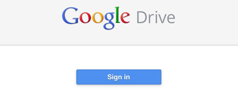 Google Drive Login