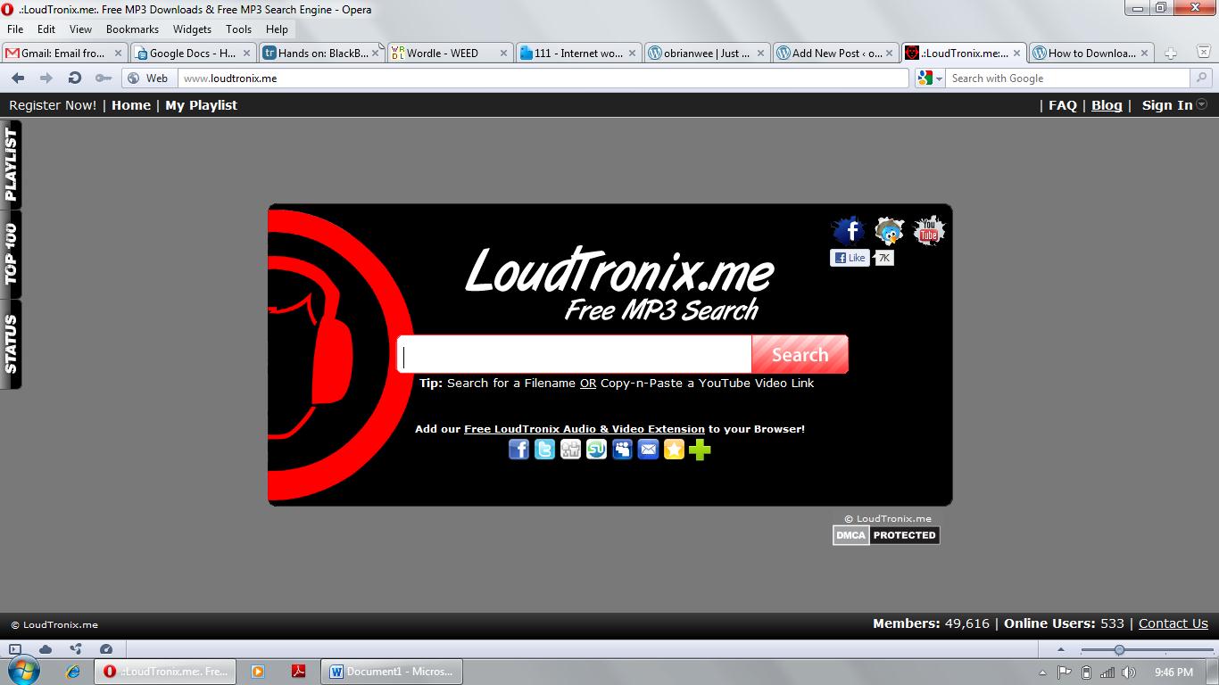 loudtronix free music video download